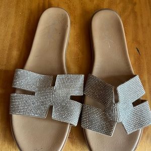 Sparkly Silver Sandal
